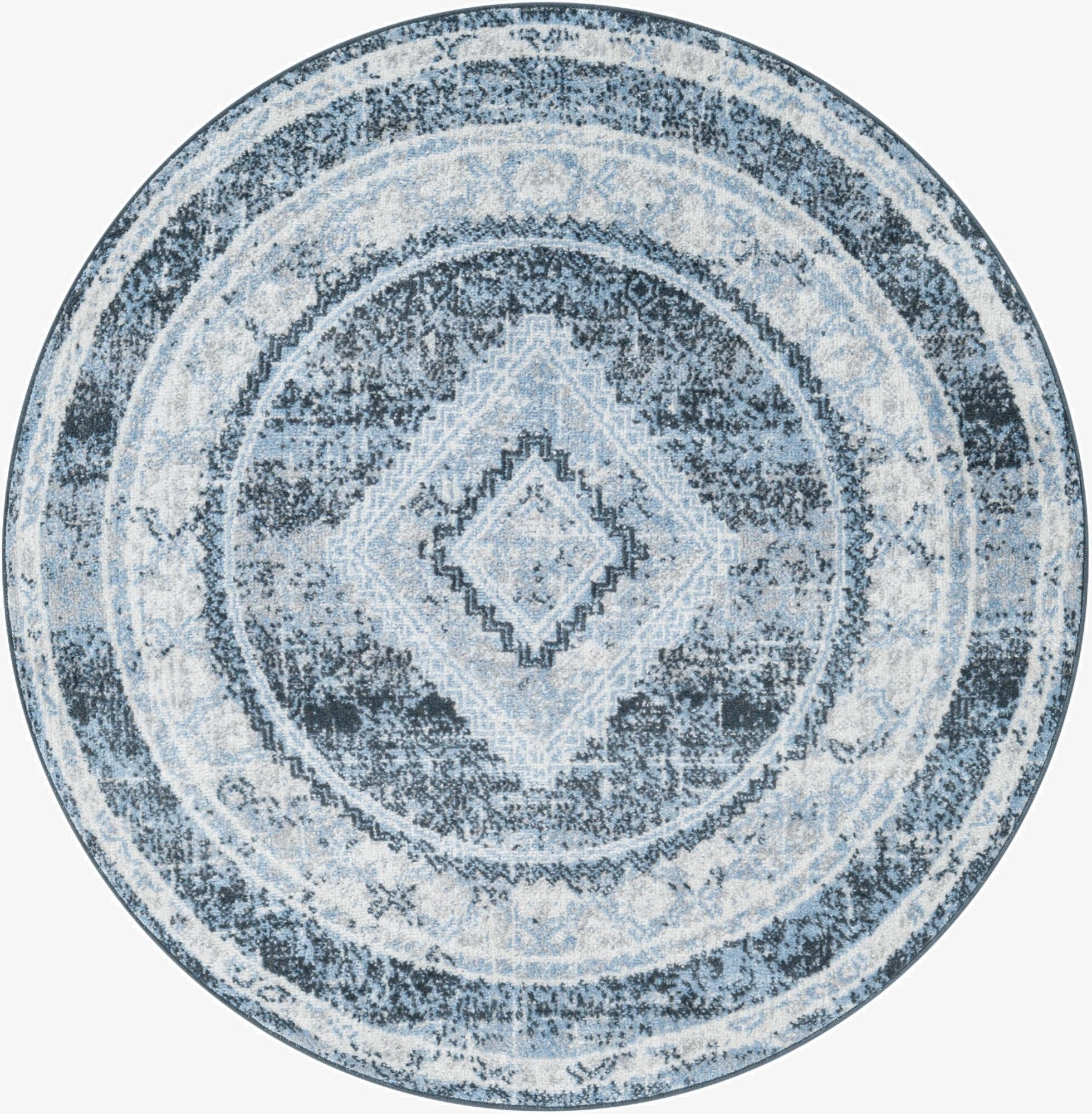  3' 3 x 3' 3 Kamala Washable Round Rug