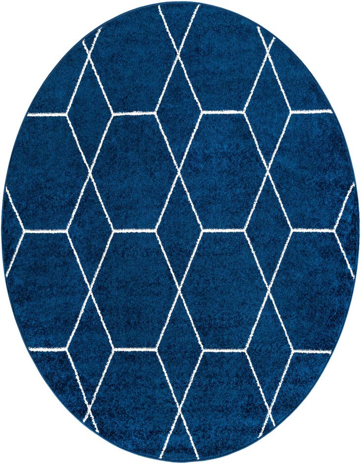 Detail image of  4' x 4' Lattice Frieze Round Rug
