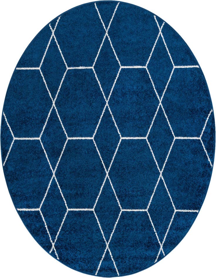 Detail image of 6' x 6' Lattice Frieze Round Rug