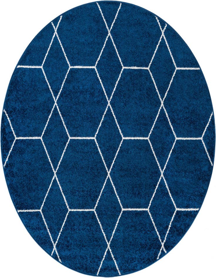 Detail image of 7' x 7' Lattice Frieze Round Rug