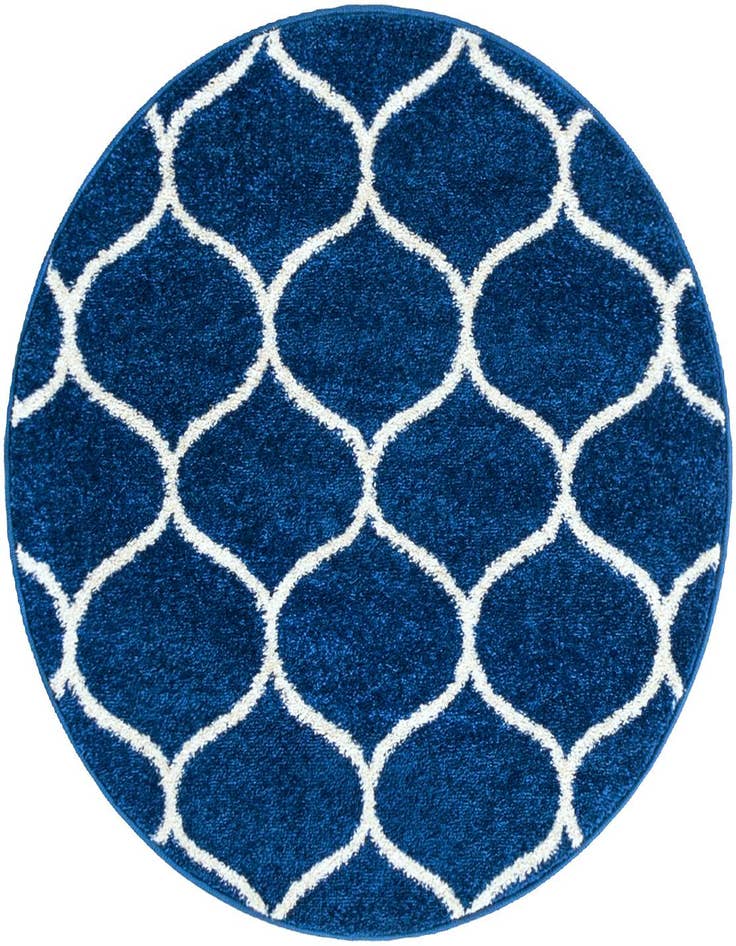 Detail image of  3' x 3' Lattice Frieze Round Rug
