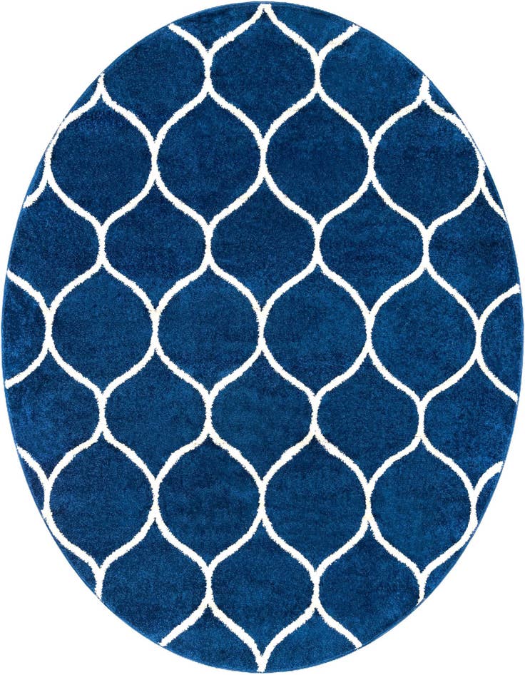 Detail image of 6' x 6' Lattice Frieze Round Rug