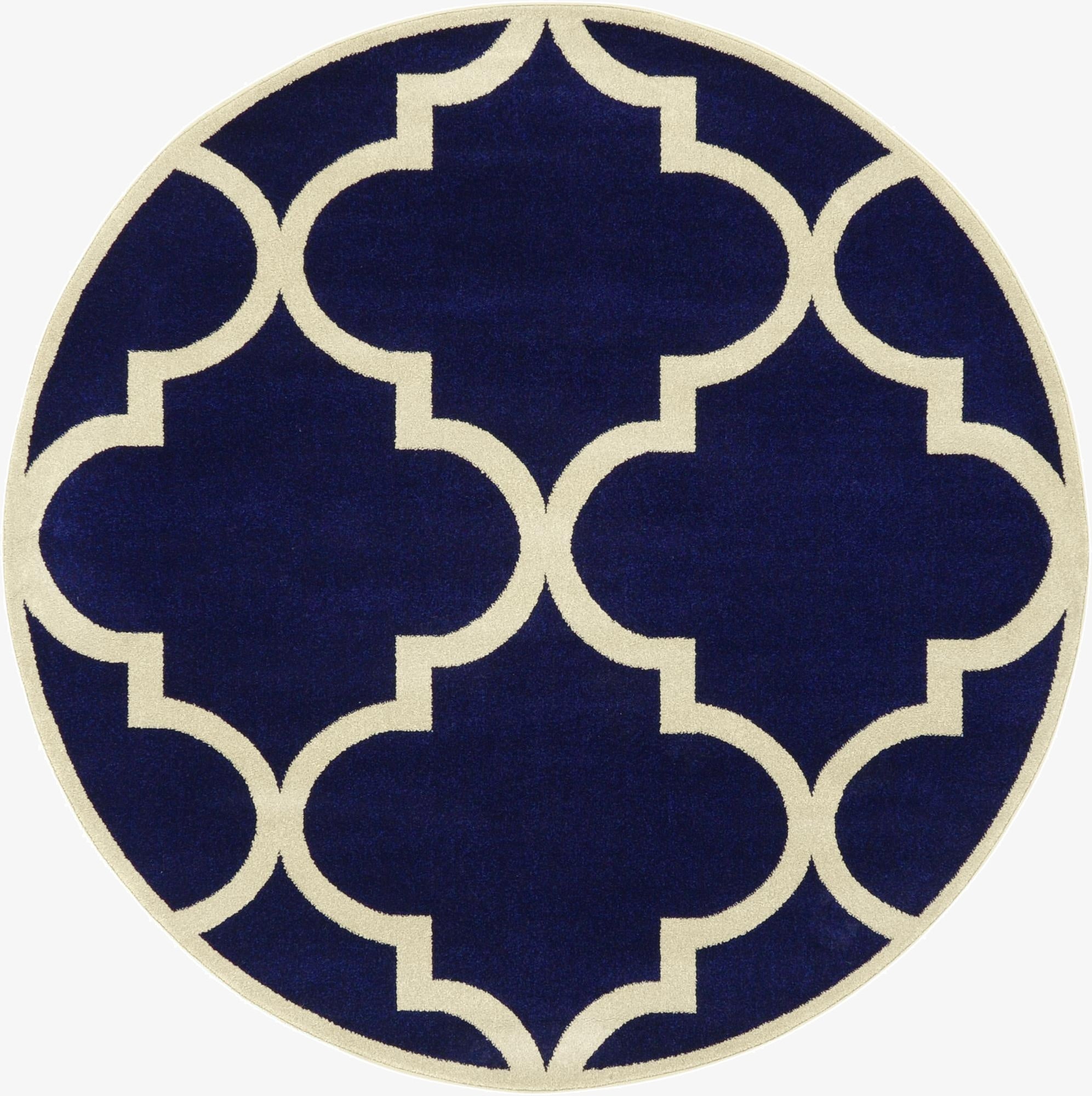  6' x 6' Lattice Round Rug