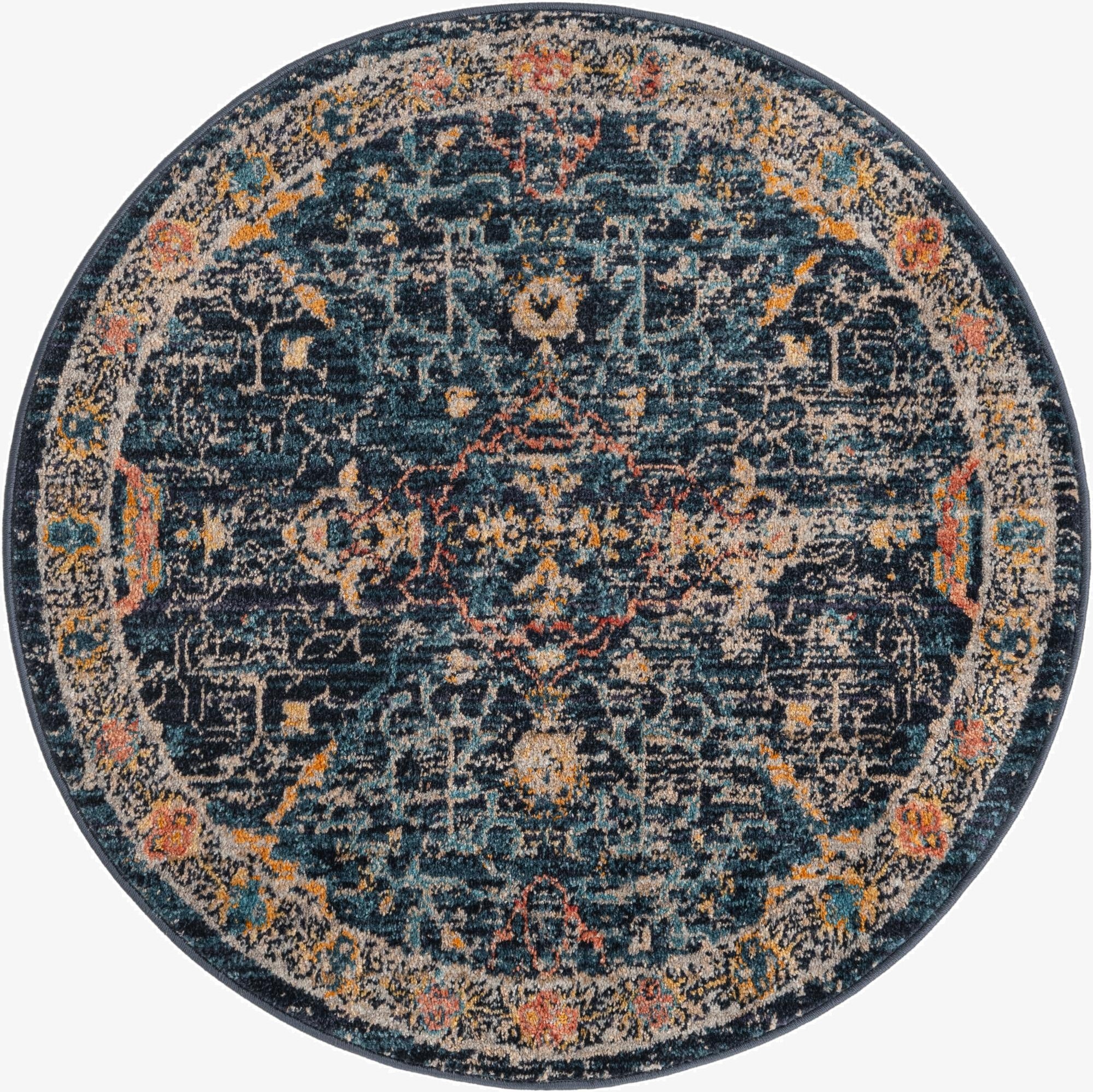  3' 3 x 3' 3 Lola Round Rug
