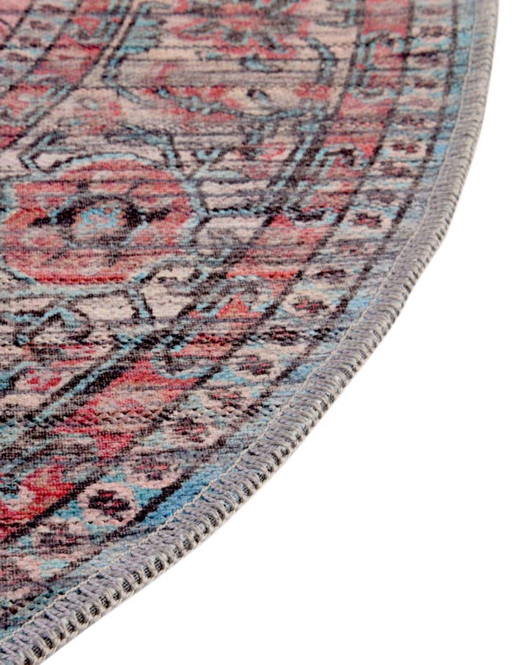 Detail image of  10' 6 x 10' 6  Washable Maahru Round Rug