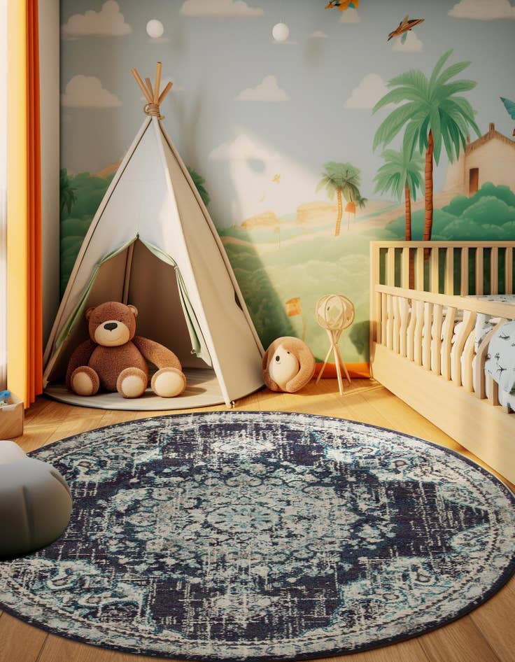 Detail image of  6' x 6' Madeline Round Rug