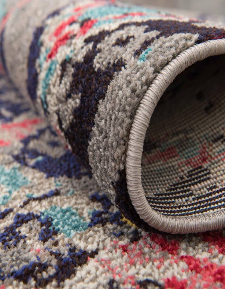 Detail image of  8' x 8'  Washable Mesa Round Rug