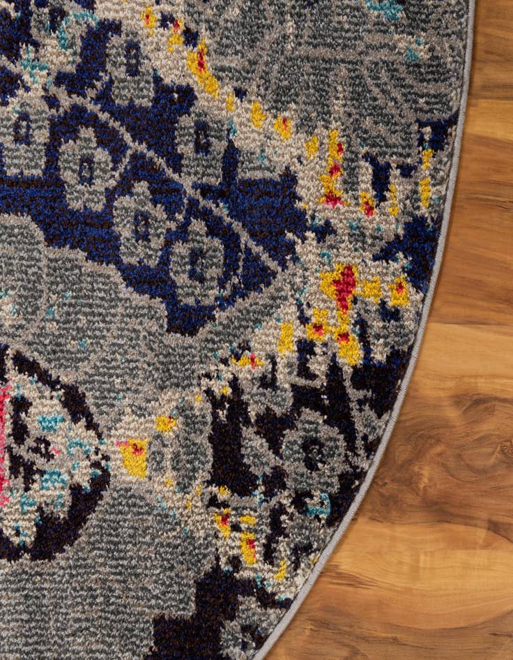 Detail image of  8' x 8'  Washable Mesa Round Rug