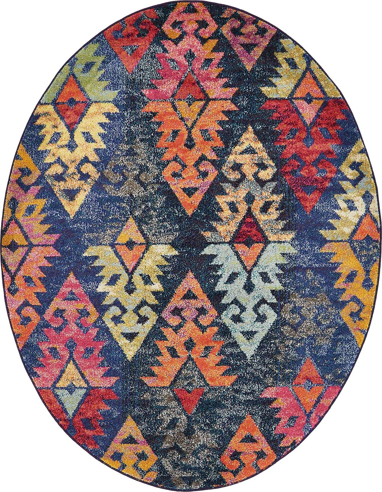 Primary image  6' x 6'  Washable Mesa Round Rug