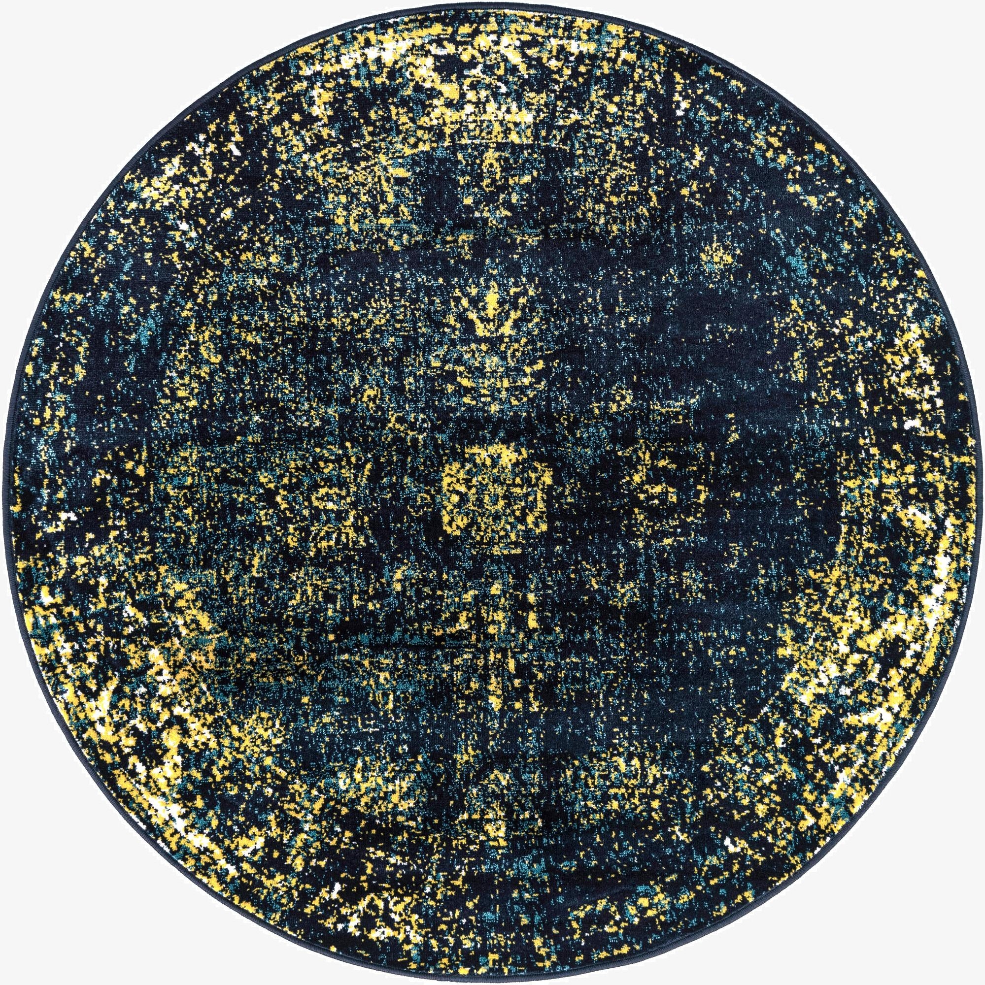  5' 3 x 5' 3 Monte Carlo Round Rug