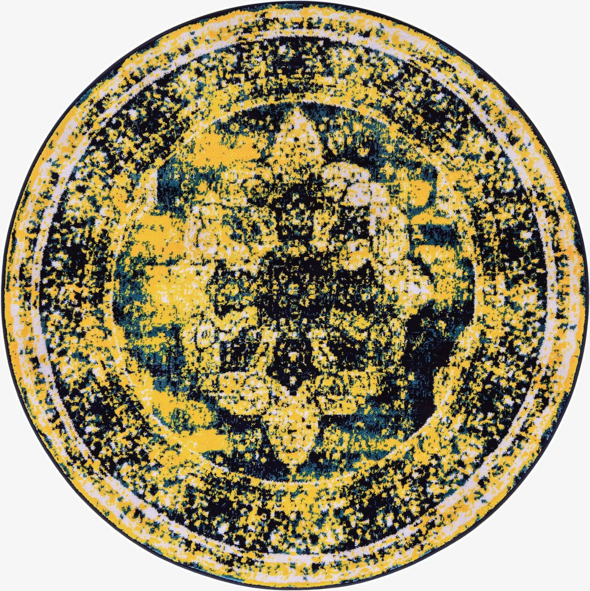  5' 3 x 5' 3 Monte Carlo Round Rug