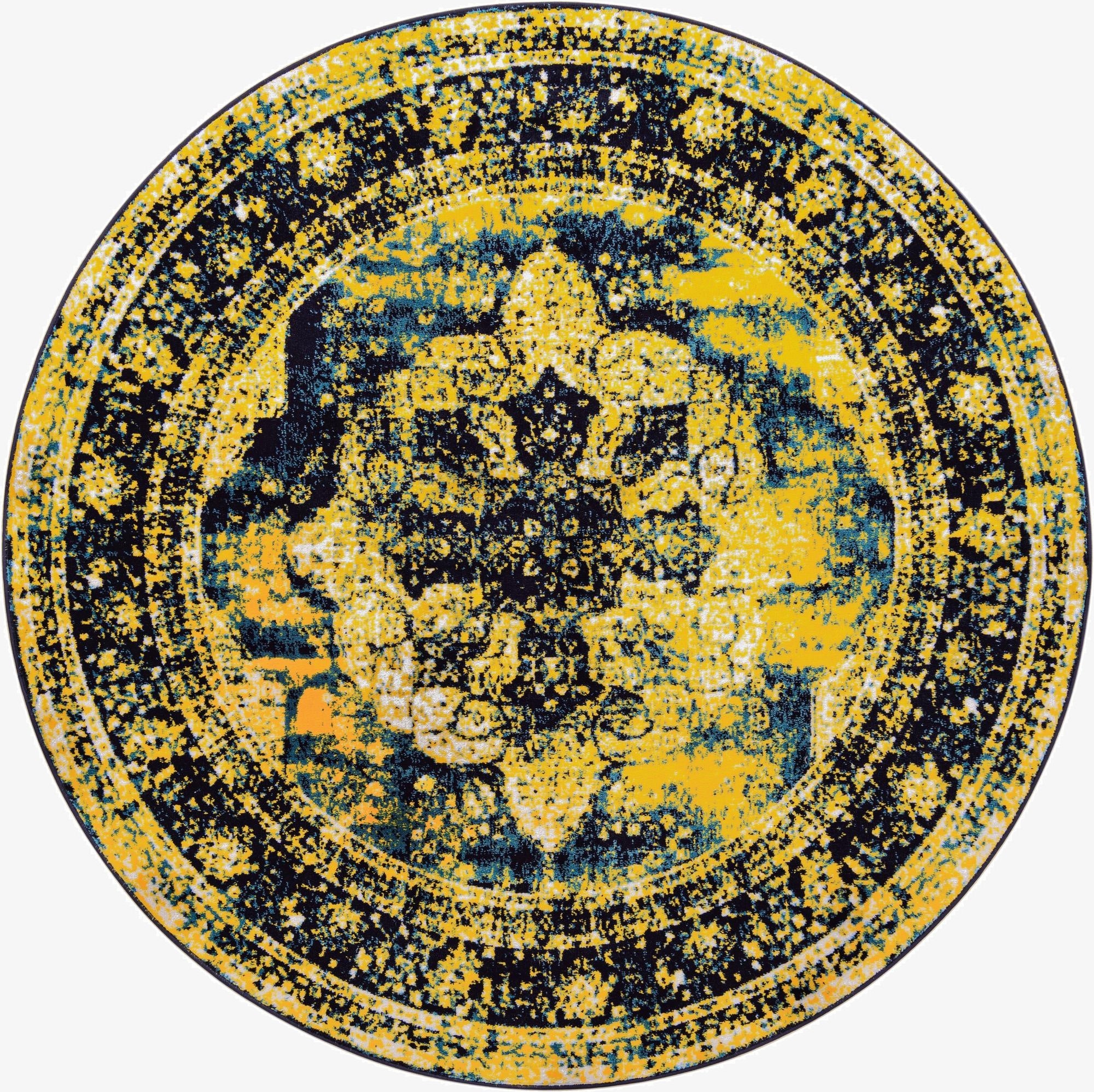  7' x 7' Monte Carlo Round Rug