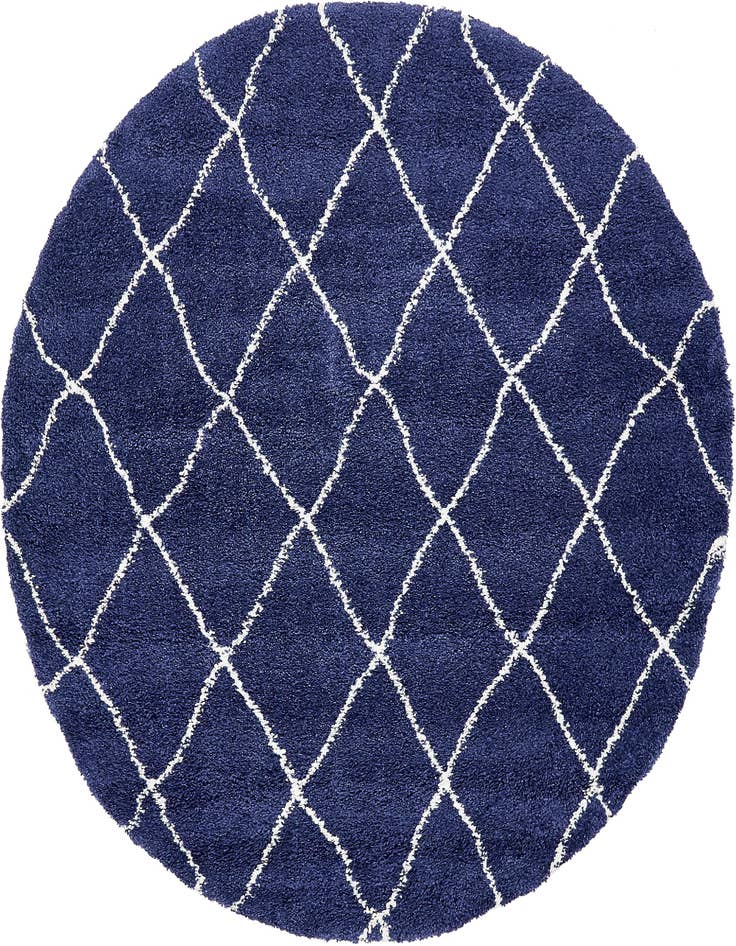 Detail image of  8' x 8' Moroccan Shag Round Rug