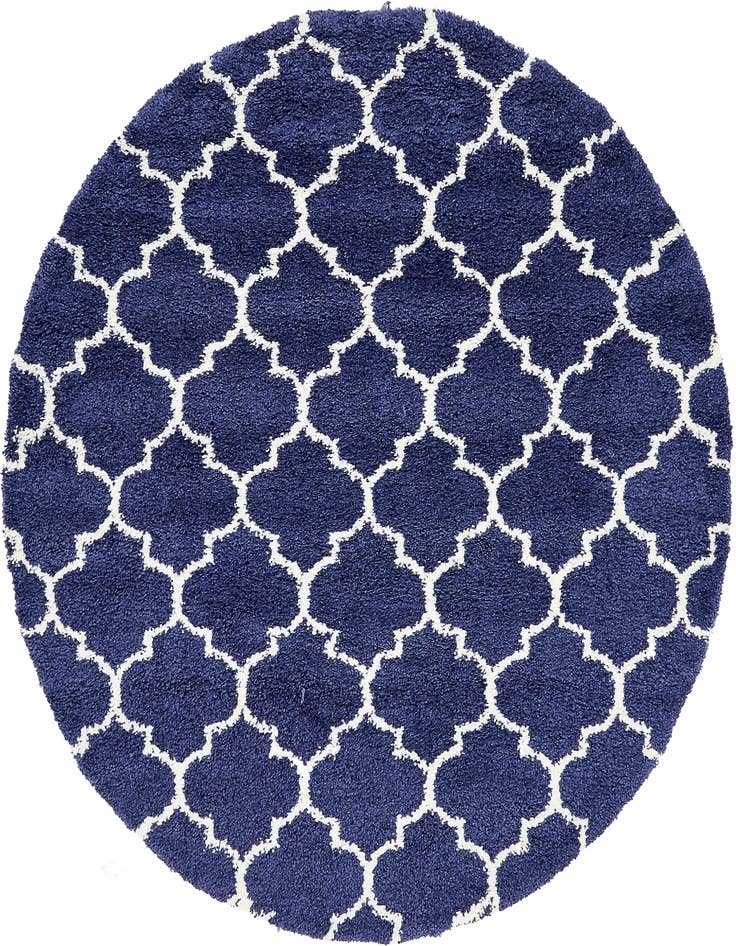 Detail image of  8' x 8' Moroccan Shag Round Rug
