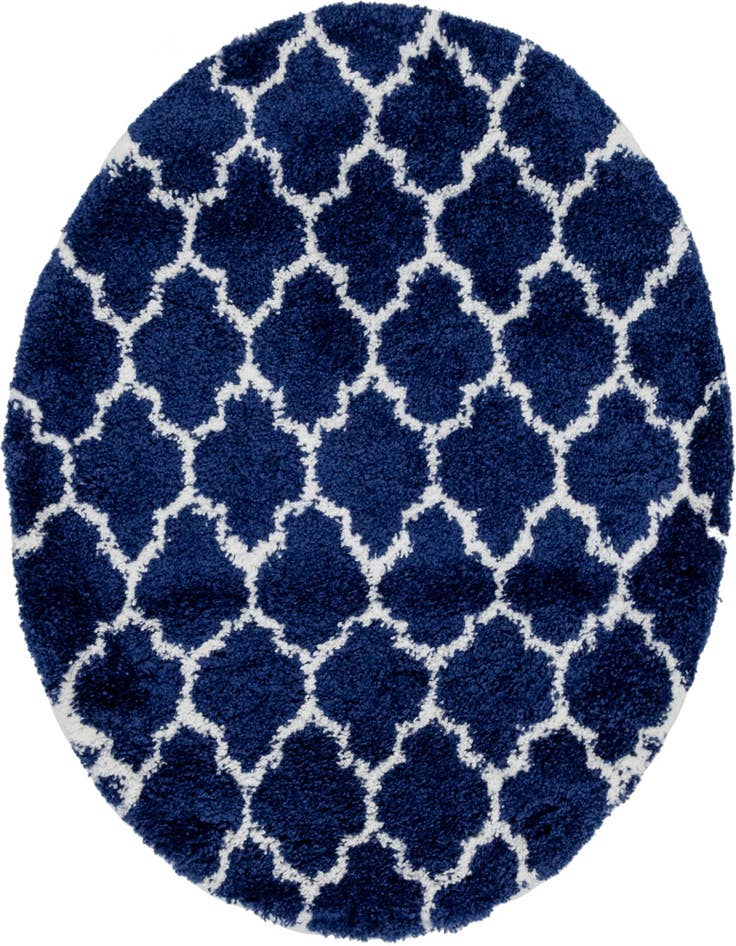 Detail image of  5' x 5' Moroccan Shag Round Rug