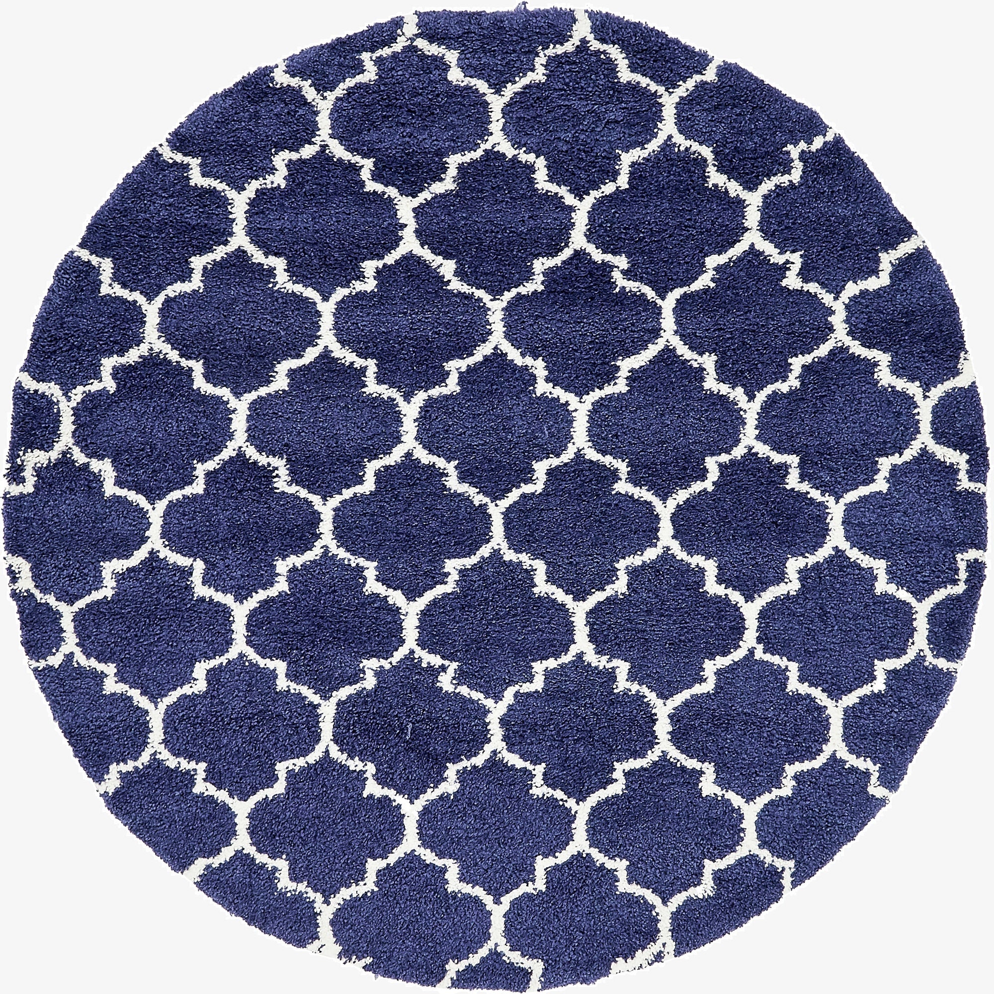  8' x 8' Moroccan Shag Round Rug