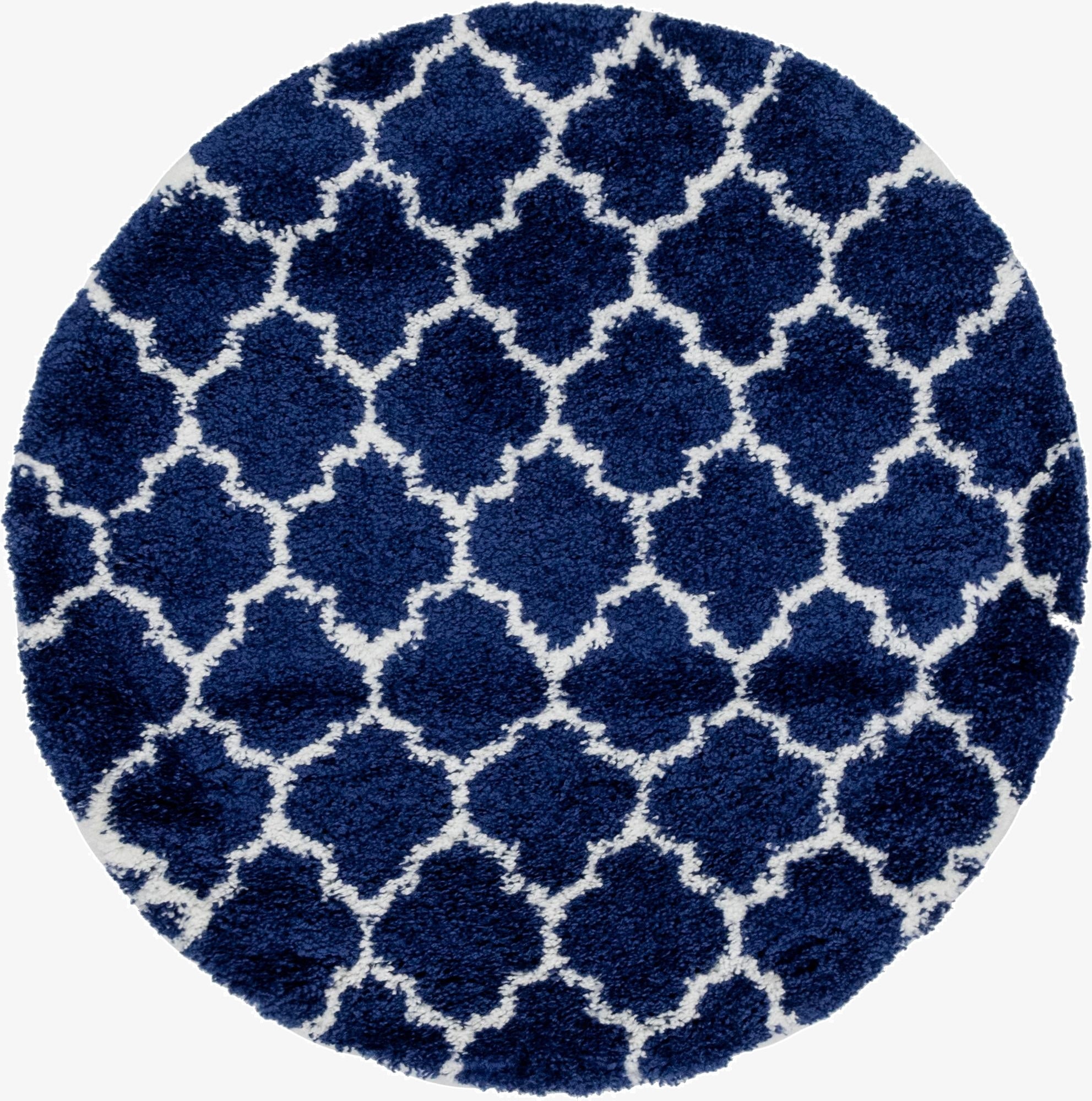  5' x 5' Moroccan Shag Round Rug