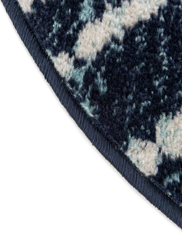 Detail image of  3' x 3' Moroccan Trellis Round Rug