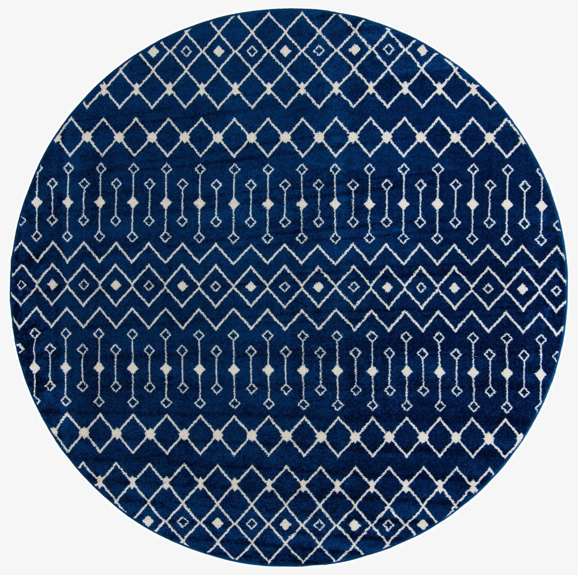  10' x 10' Moroccan Trellis Round Rug