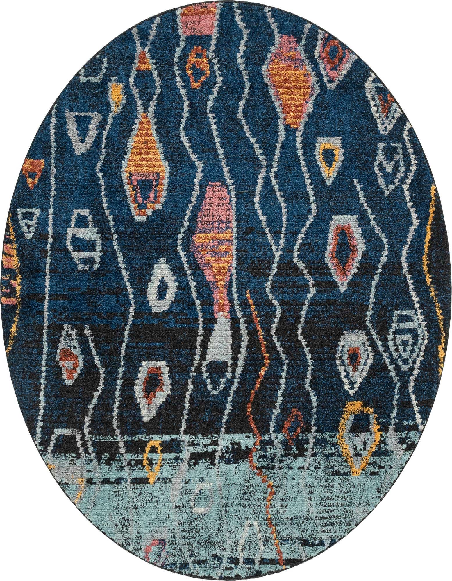 Primary image  7' x 7' Morocco Round Rug