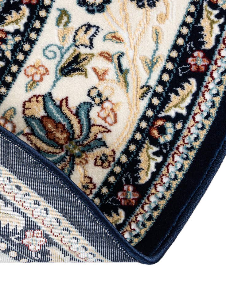 Detail image of  5' 3 x 5' 3 Nain Design Round Rug