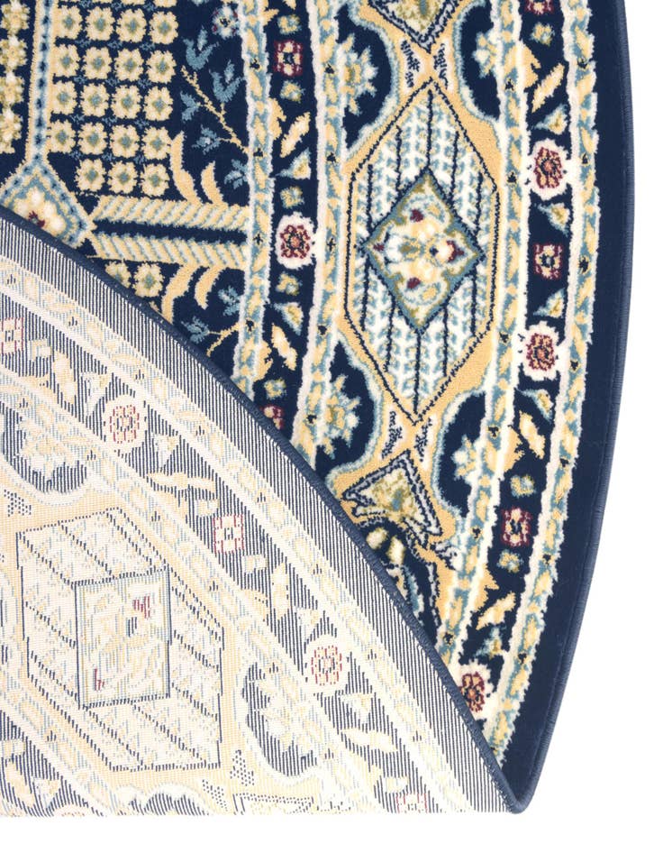 Detail image of  5' x 5' Nain Design Round Rug
