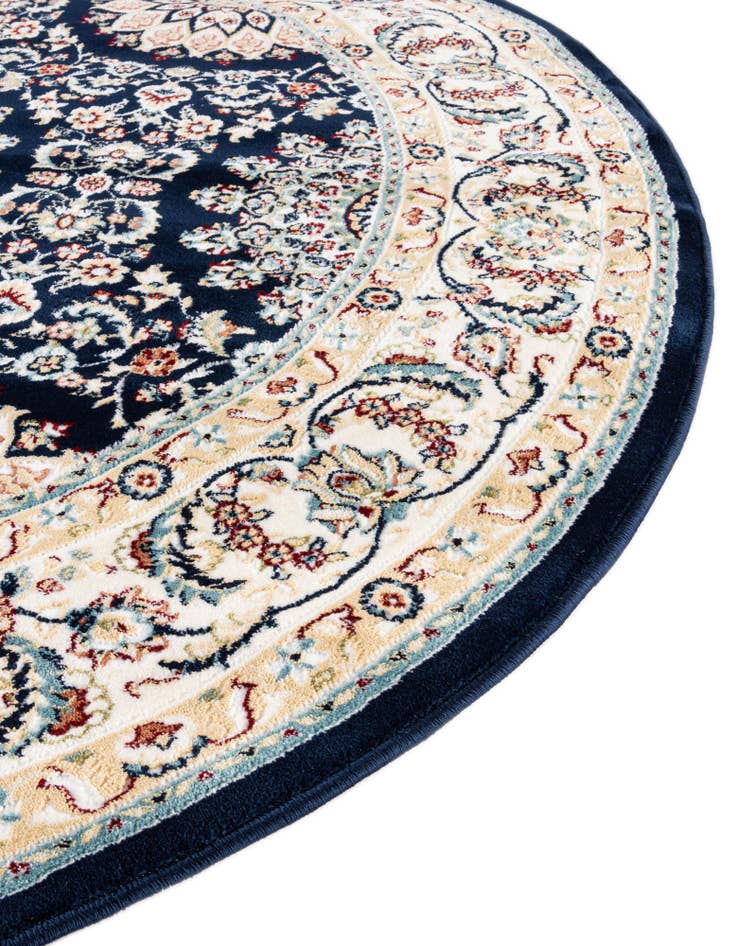 Detail image of  5' x 5' Nain Design Round Rug