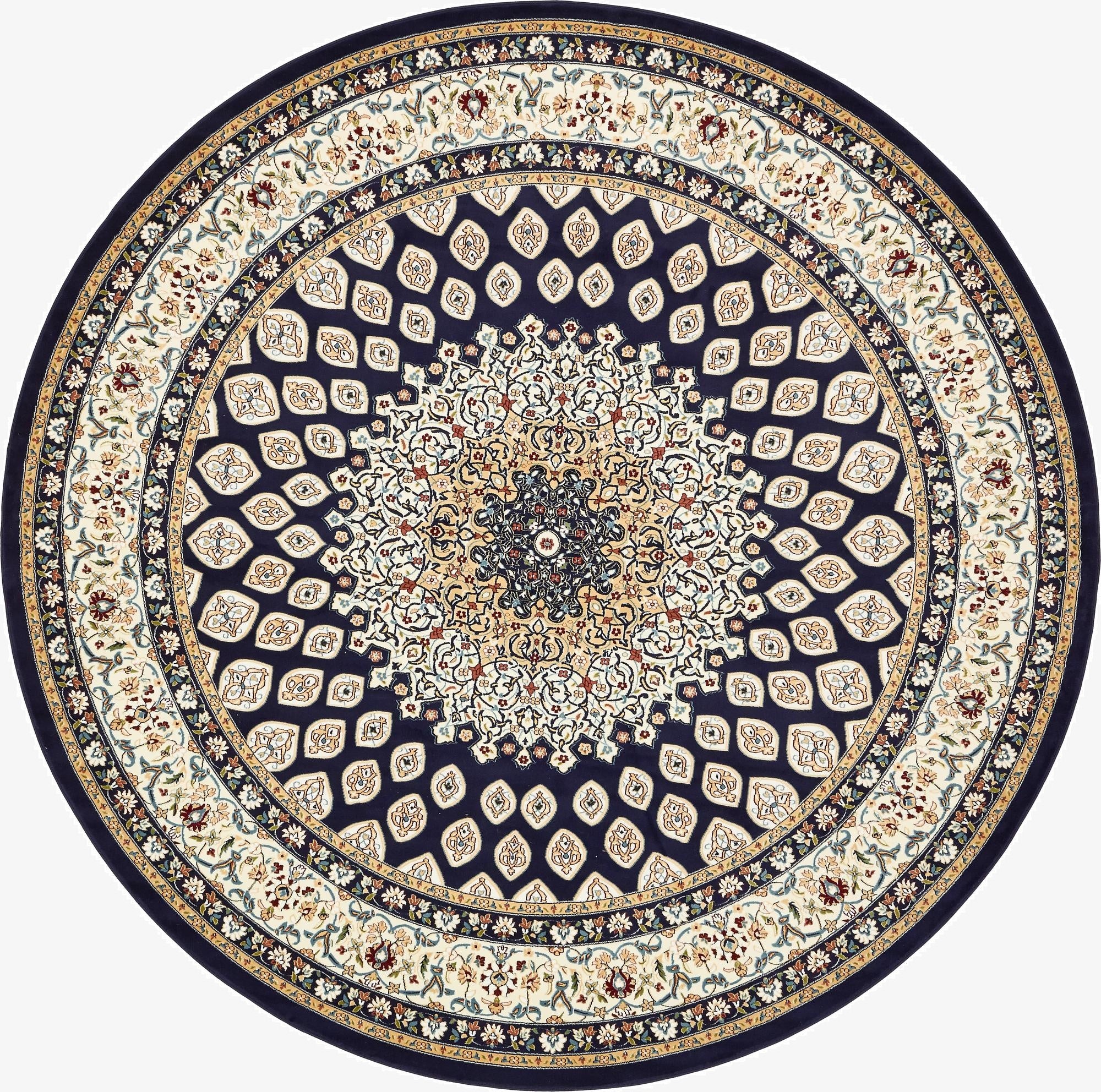  10' x 10' Nain Design Round Rug