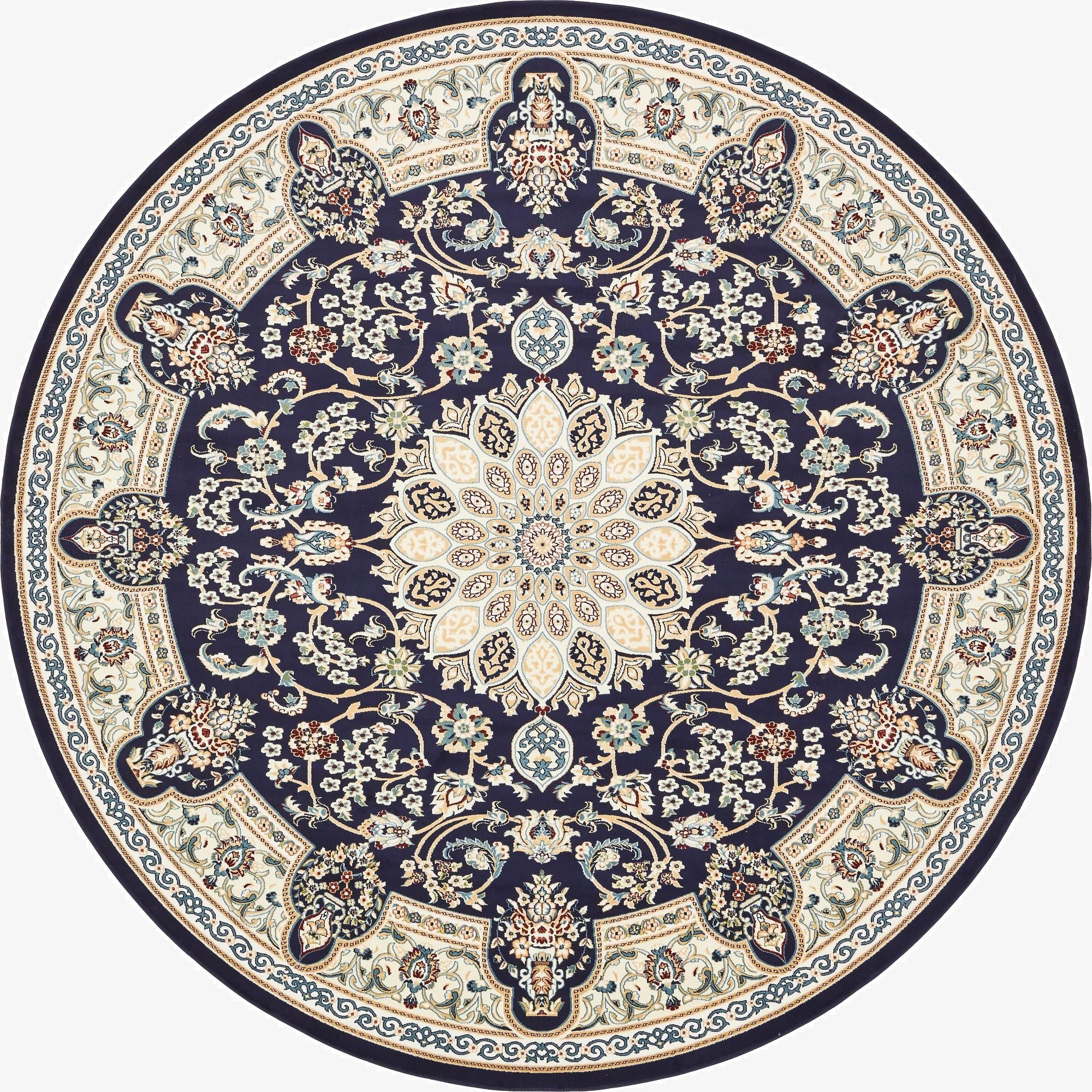  10' x 10' Nain Design Round Rug