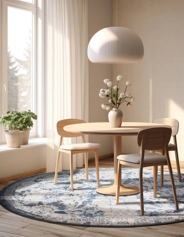 Detail image of  3' x 3' Oregon Round Rug