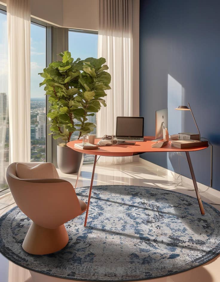 Detail image of  3' x 3' Oregon Round Rug