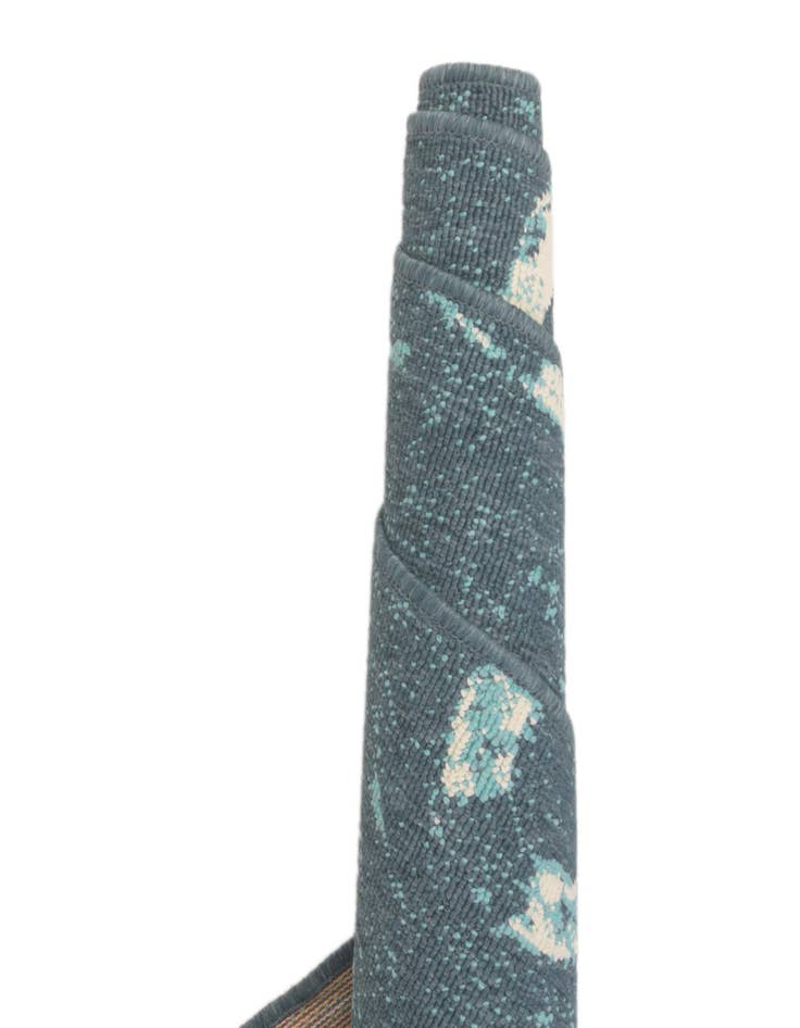 Detail image of  4' x 4'  Washable Coastal Indoor / Outdoor Round Rug