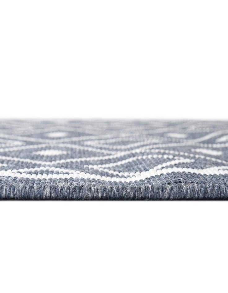Detail image of  4' x 4'  Washable Lattice Indoor / Outdoor Round Rug