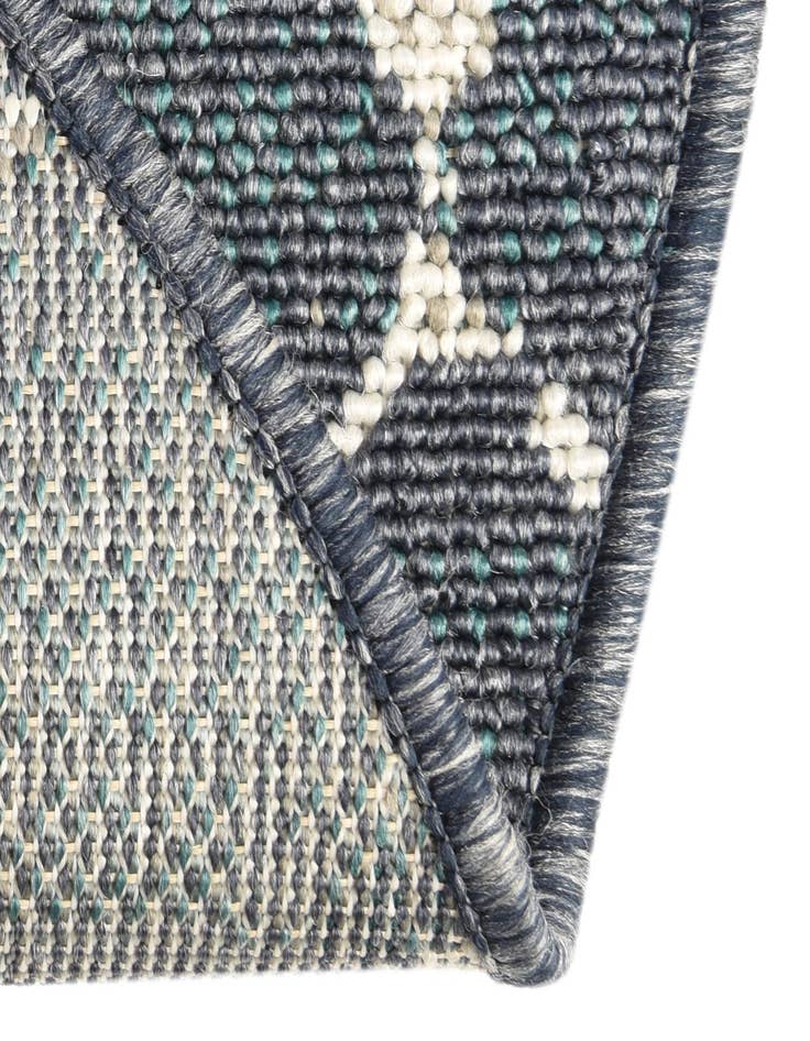 Detail image of  7' x 7'  Washable Lattice Indoor / Outdoor Round Rug