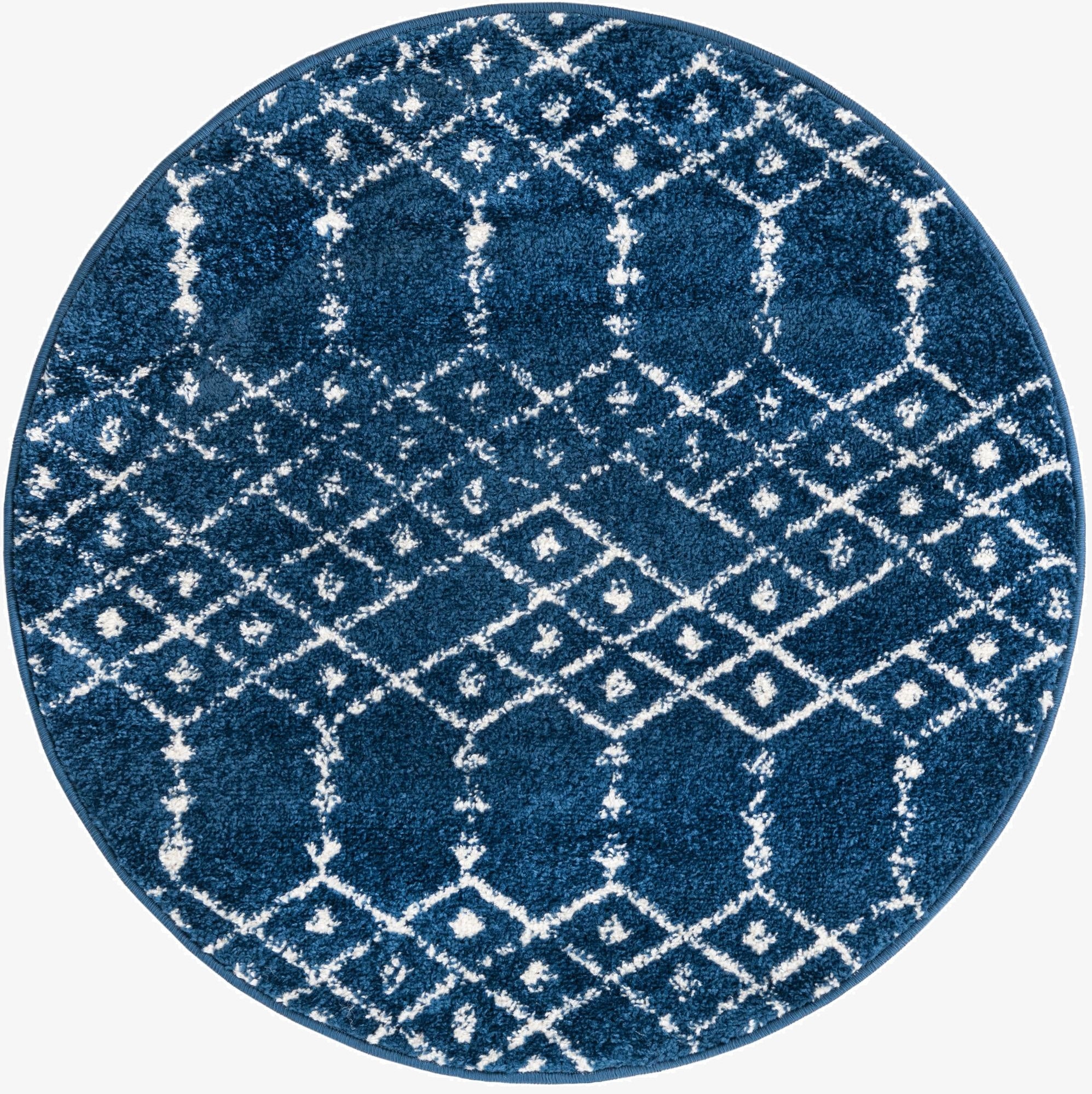  3' x 3' Paxon Trellis Round Rug