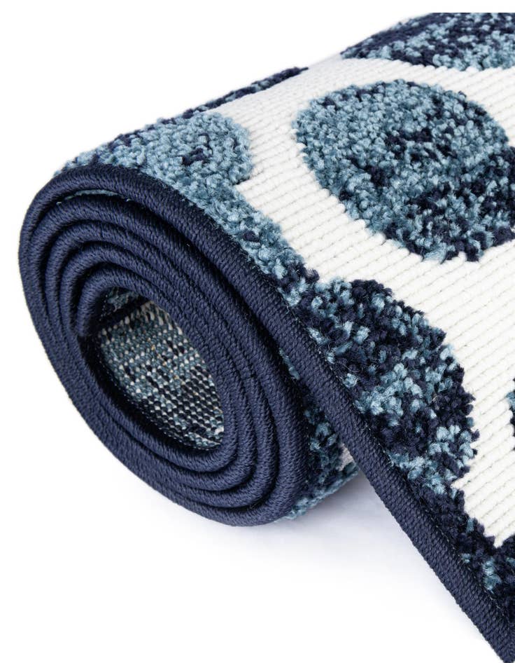 Detail image of  5' x 5'  Washable Sabrina Soto Indoor / Outdoor Round Rug