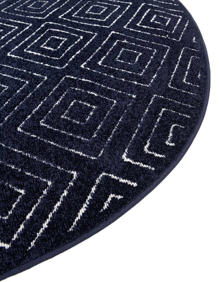 Detail image of  10' x 10'  Washable Sabrina Soto Indoor / Outdoor Round Rug