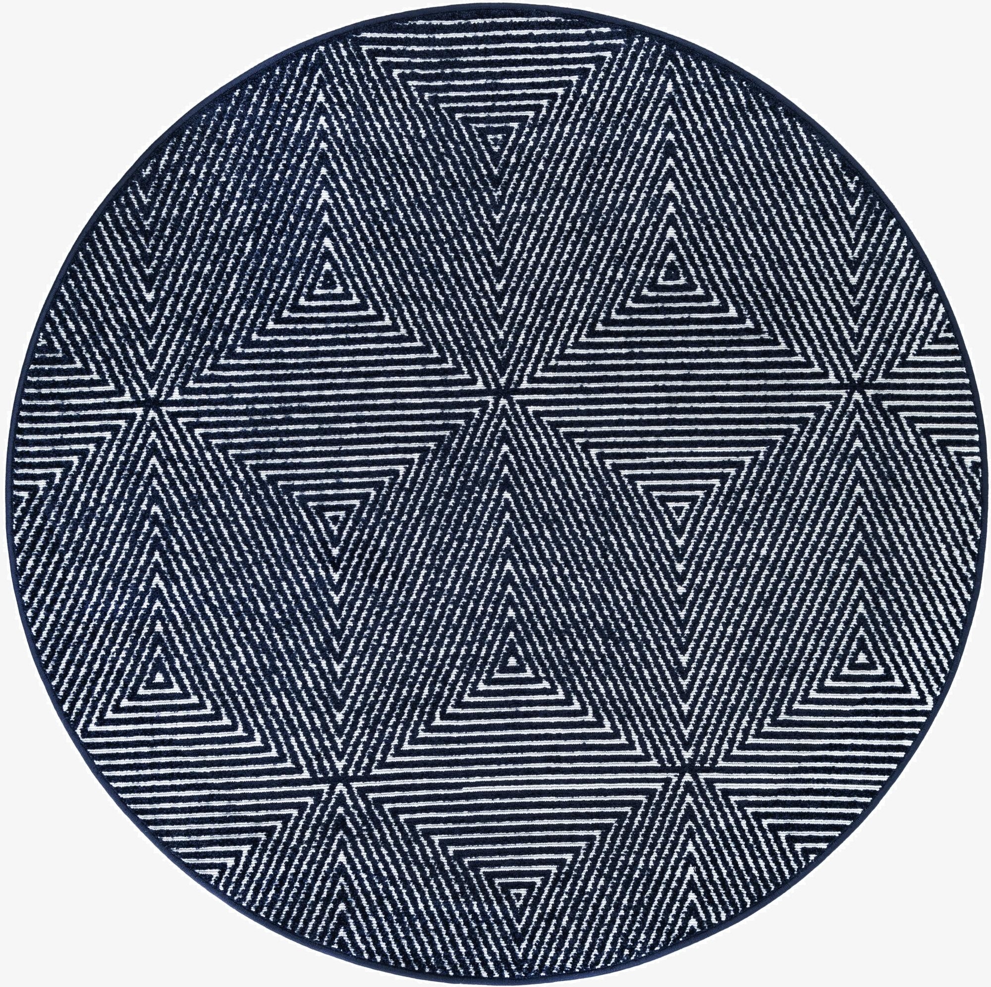  5' x 5'  Washable Sabrina Soto Indoor / Outdoor Round Rug