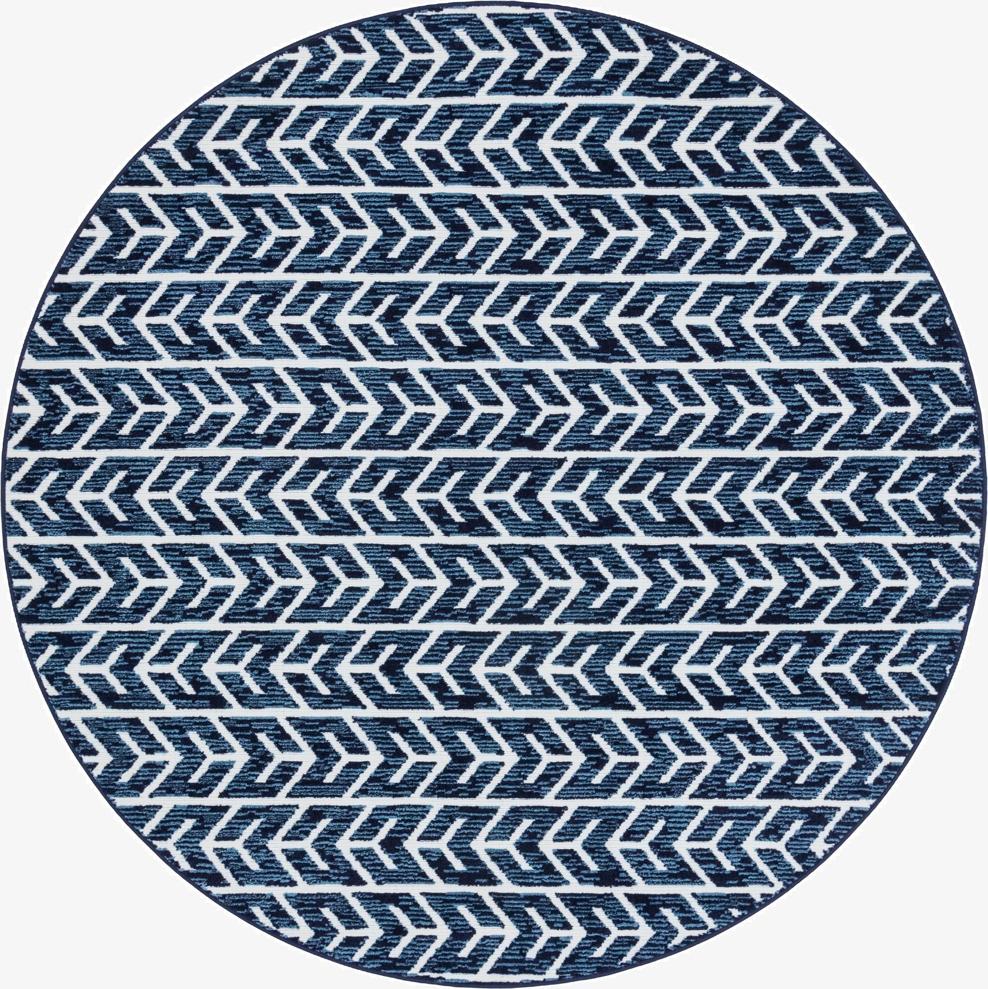  4' x 4'  Washable Sabrina Soto Aston Indoor / Outdoor Round Rug