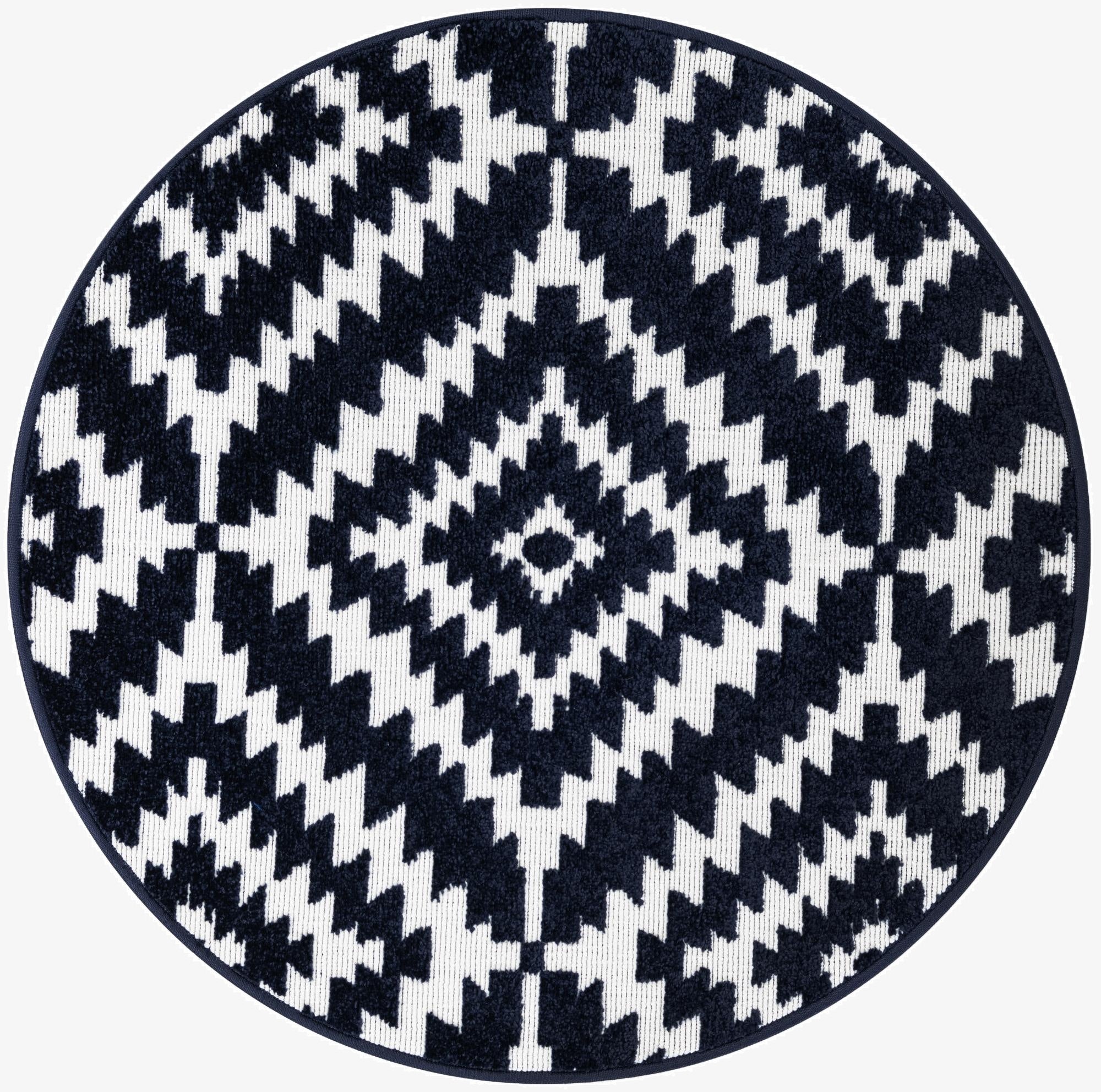  3' x 3'  Washable Sabrina Soto Indoor / Outdoor Round Rug