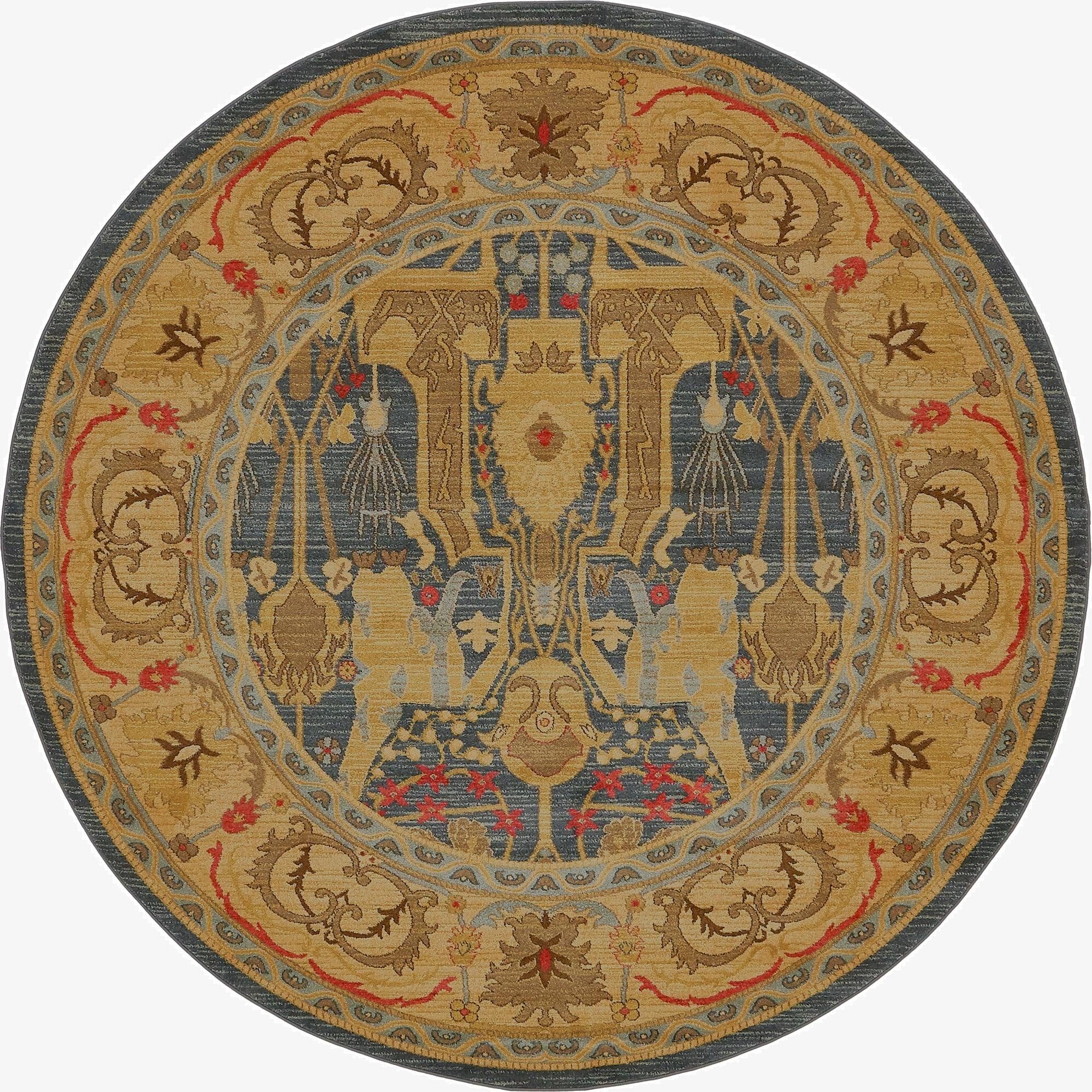  8' x 8' Sara Round Rug