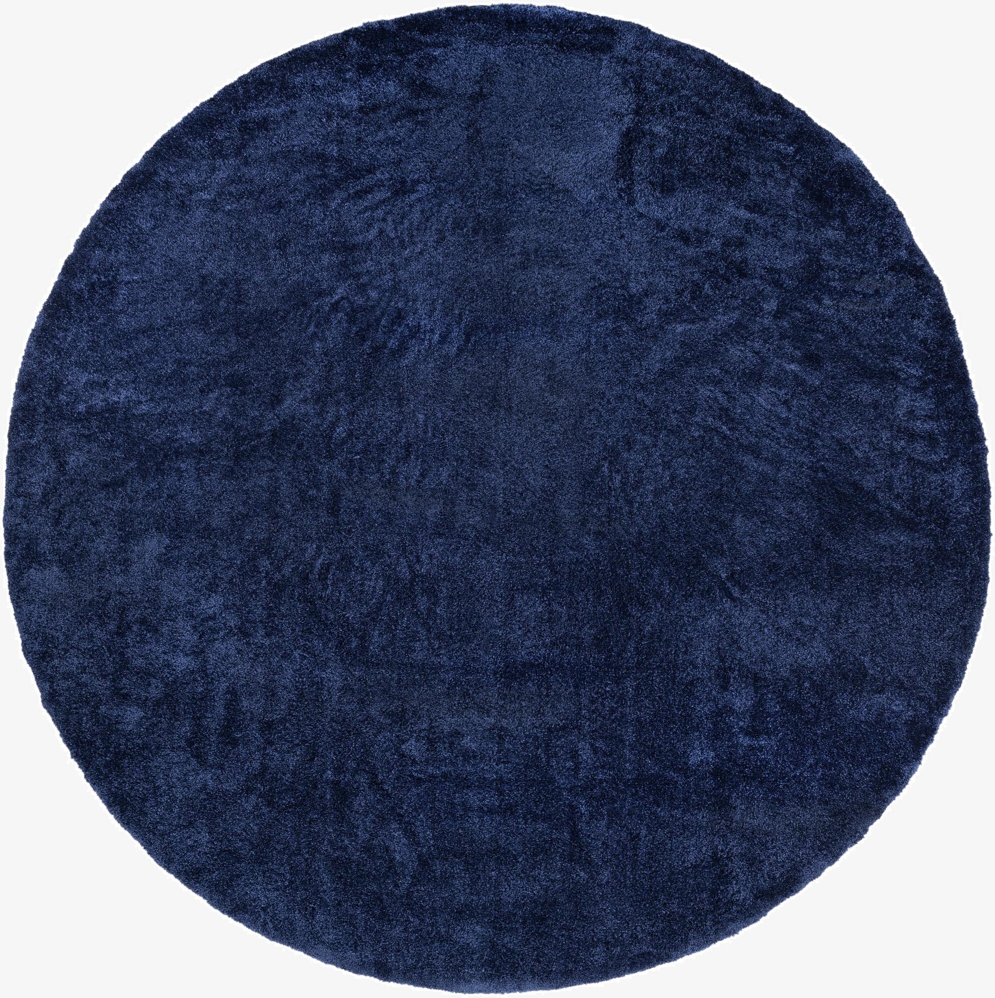  12' x 12' Solid Frieze Round Rug
