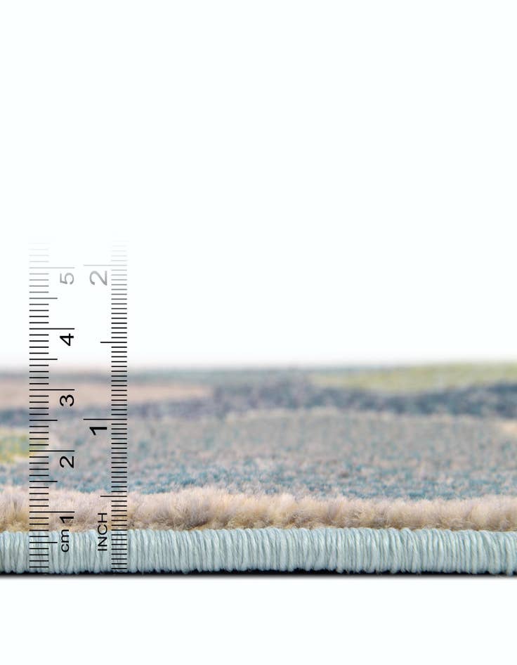 Detail image of  8' x 8'  Washable Theia Round Rug