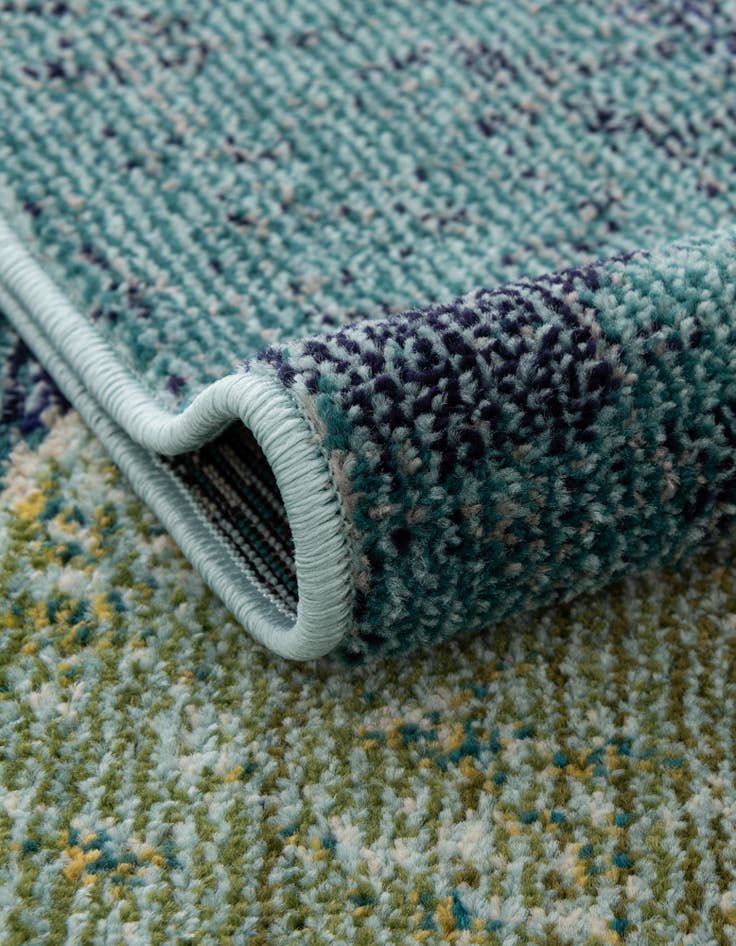 Detail image of  8' x 8'  Washable Theia Round Rug