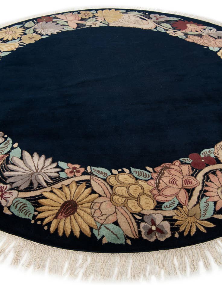Detail image of  8' 3 x 8' 3  Hand Knotted Tibet Wool Round Rug