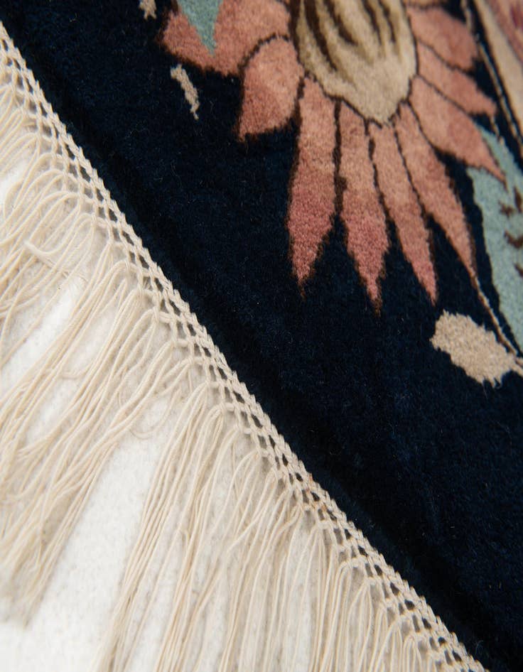 Detail image of  8' 2 x 8' 3  Hand Knotted Tibet Wool Round Rug