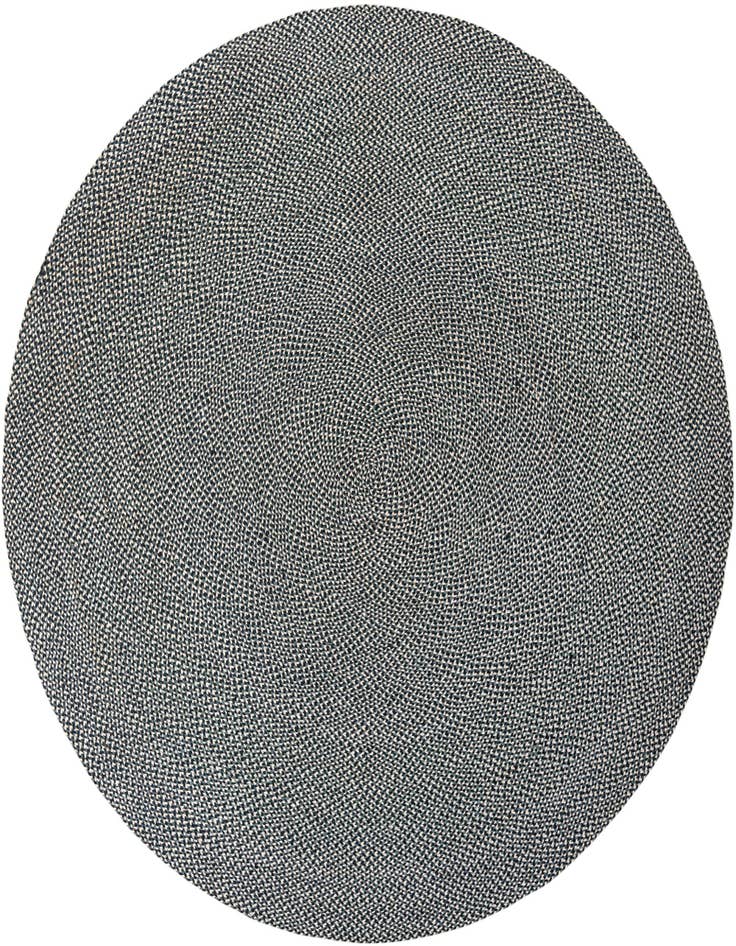 Detail image of  10' x 10'  Hand Tweed Braided Jute Round Rug