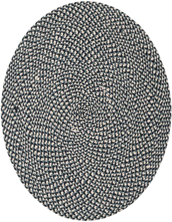 Detail image of  3' 1 x 3' 1  Hand Tweed Braided Jute Round Rug
