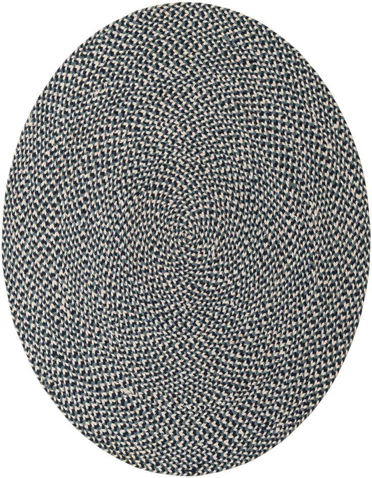 Detail image of  4' 1 x 4' 1  Hand Tweed Braided Jute Round Rug