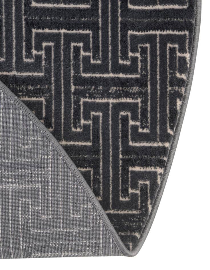 Detail image of Jill Zarin 5' 3 x 5' 3 Uptown Park Avenue Round Rug